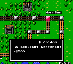 Railroad Baron - Famicom Boardgame (English translation) Screenshot 1